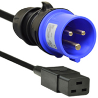 IEC 60309 (6h) 16 Amp 250 Volt Detachable Cord Set